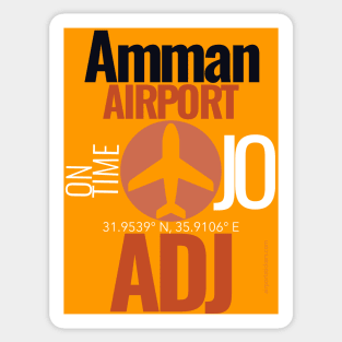 Jordan ADJ airport Sticker